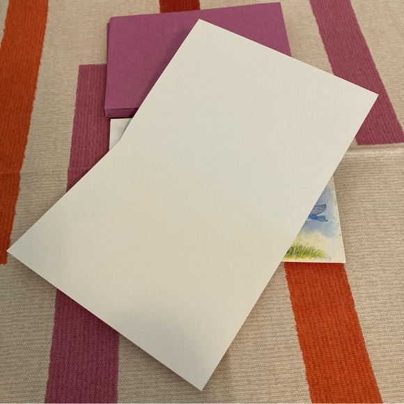 Vintage American Greetings FORGET ME NOT Bunny Note Cards & Envelopes Set of 10 - Picture 4 of 4